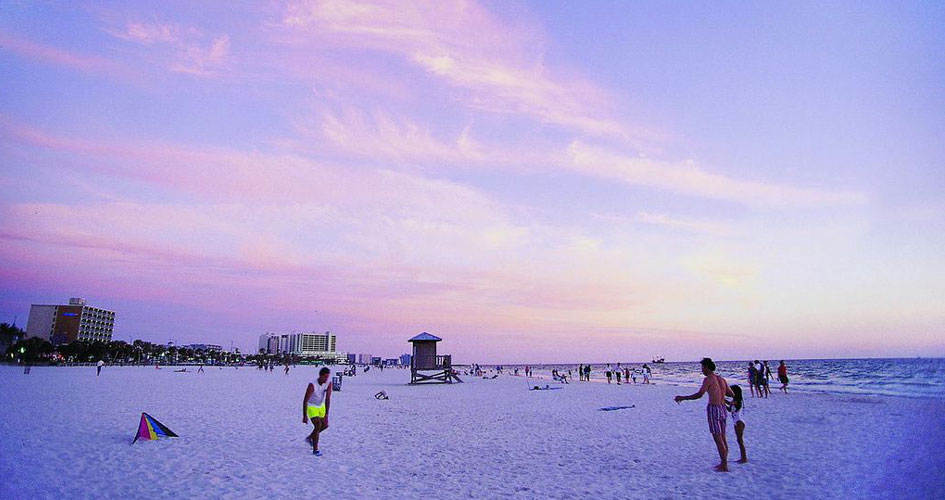 Family-friendly Clearwater Beach, Florida.